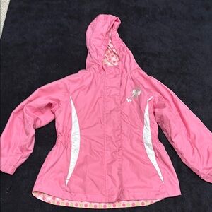 Kids Pink Hooded Jacket